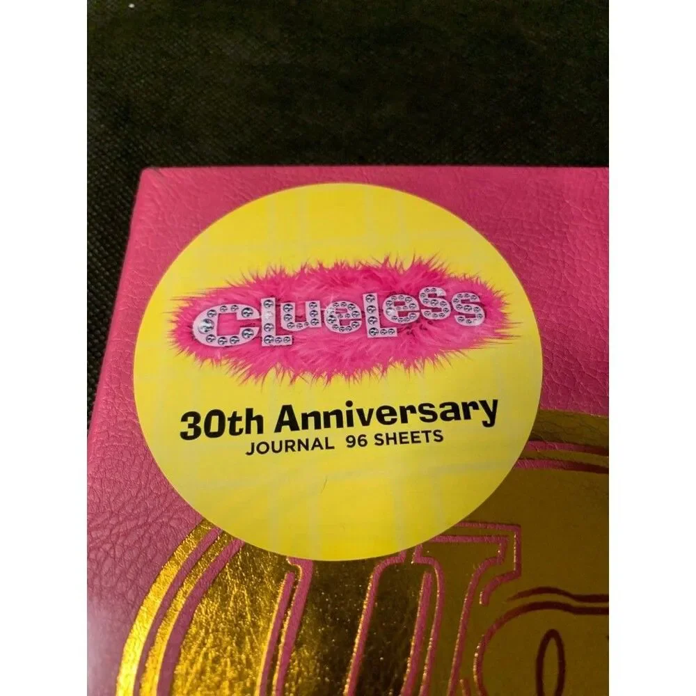 Target Exclusive Clueless 30th Anniversary Ugh As If Pink and Gold Journal